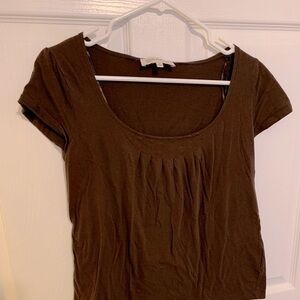Jones New York Sport - chocolate brown top Size M